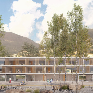 Scuola "La Santa" a Viganello, Lugano, Svizzera _ 1 PREMIO